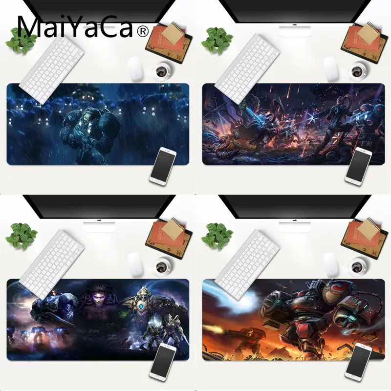 MaiYaCa Starcraft game Office Mice Gamer Mouse Pad Anti-slip Rubber Gaming Mouse Mat xl xxl 600x300mm for Lol world of warcraft
MaiYaCa Starcraft game Office Mice Gamer Mouse Pad Anti-slip Rubber Gaming Mouse Mat xl xxl 600x300mm for Lol world of warcraft