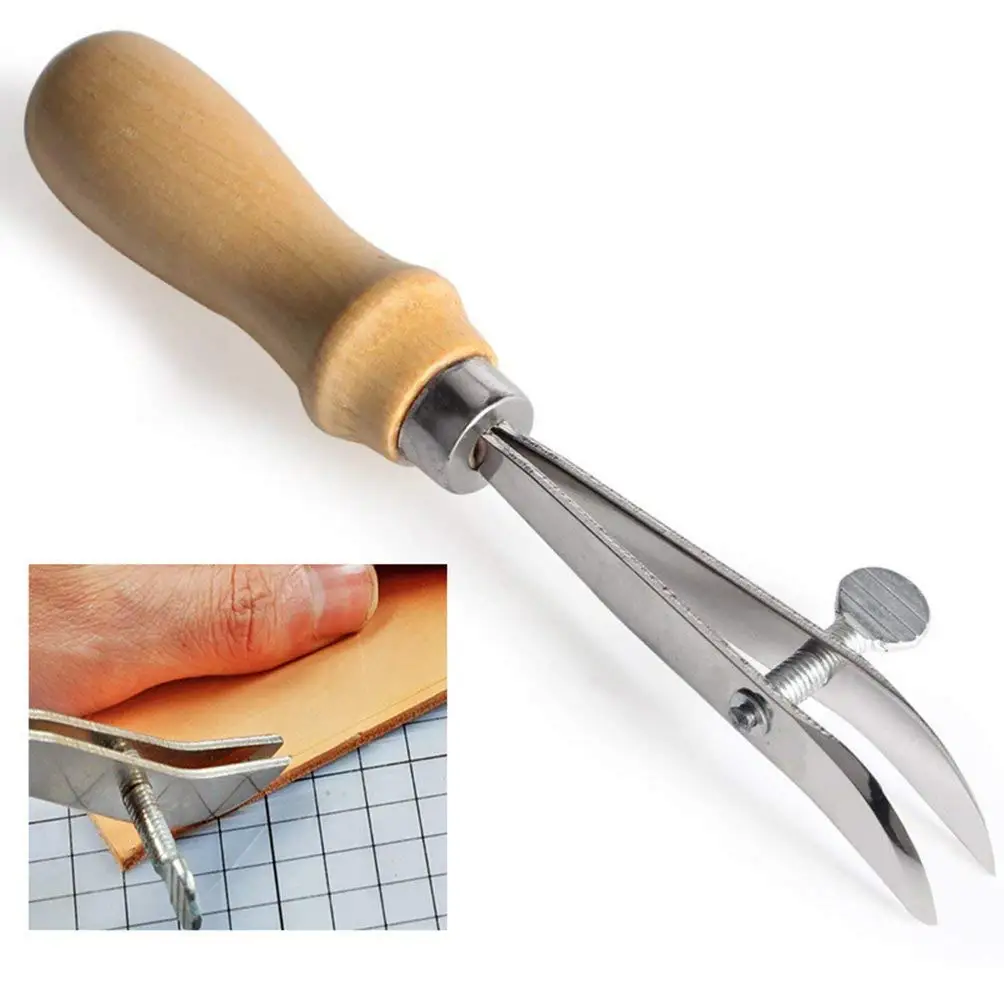 Adjustable Edge Creaser Skiving Tool Handmade DIY Professional Stainless Steel Leather Craft Tools
Adjustable Edge Creaser Skiving Tool Handmade DIY Professional Stainless Steel Leather Craft Tools