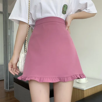 Summer High Waist Woman Mini Skirts Korean style Elegant Ruffles Frill A-line Women's Skirts Student Package Hip Short faldas
Summer High Waist Woman Mini Skirts Korean style Elegant Ruffles Frill A-line Women's Skirts Student Package Hip Short faldas