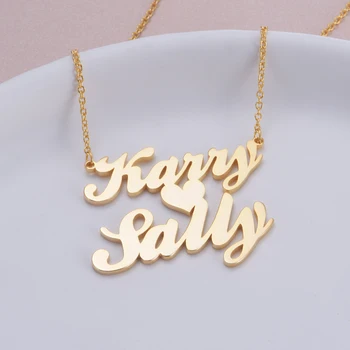 New Necklaces Choker Necklace for Girlfriend Stainless Steel Chain Custom Nameplate Pendant Birthday Gifts Women 
New Necklaces Choker Necklace for Girlfriend Stainless Steel Chain Custom Nameplate Pendant Birthday Gifts Women