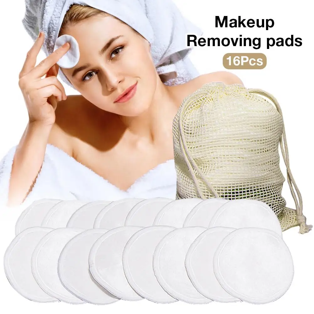 16PCS Cotton Rounds Reusable Cotton Pad Washable Makeup Remover Cotton Pad for Sensitive Skin Daily Cosmetics
16PCS Cotton Rounds Reusable Cotton Pad Washable Makeup Remover Cotton Pad for Sensitive Skin Daily Cosmetics