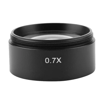 0.7X Auxiliary Microscope Objective Lens for Stereo Microscope 48mm Mounting Thread
0.7X Auxiliary Microscope Objective Lens for Stereo Microscope 48mm Mounting Thread