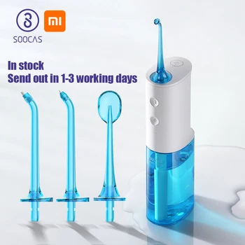 Electric Oral Irrigator Xiaomi SOOCAS W3 Portable Waterproof Functional Water Flosser Blue color High Quality Toothpick Cleaner
Electric Oral Irrigator Xiaomi SOOCAS W3 Portable Waterproof Functional Water Flosser Blue color High Quality Toothpick Cleaner