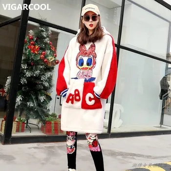 cartoon sequin Donald Duck loose long section women's sweatshirt fashion thick lambskin hooded jacket fat sister sweatshirt
cartoon sequin Donald Duck loose long section women's sweatshirt fashion thick lambskin hooded jacket fat sister sweatshirt