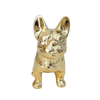 Ceramic Electroplate Crafts Mirror Cartoon Puppy Piggy Bank Bulldog Piggy Bank Desktop Home Decoration Accessories M4244
Ceramic Electroplate Crafts Mirror Cartoon Puppy Piggy Bank Bulldog Piggy Bank Desktop Home Decoration Accessories M4244