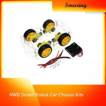 4WD Smart Robot Car Chassis Kits with Speed Encoder New Smart Car Chassis Diy Wheeled Robotic Car Chassis Diy
4WD Smart Robot Car Chassis Kits with Speed Encoder New Smart Car Chassis Diy Wheeled Robotic Car Chassis Diy