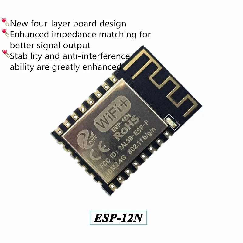 ESP 12N Беспроводной Wi Fi модуль сильная способность сопротивления и выходная