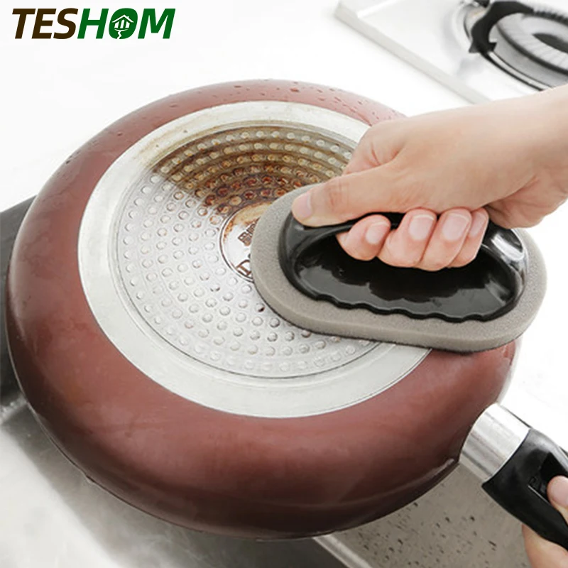 Practical Magic Kitchen Sponge Brush Melamine Cleaning Descaling Knife Pan Pot Cleaner Strong Decontamination | Дом и сад