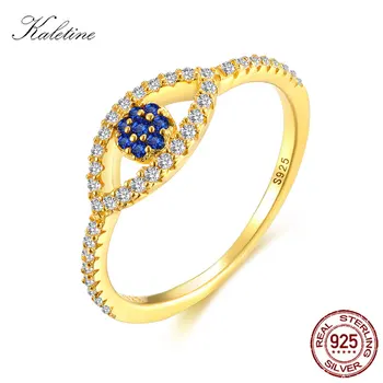 KALETINE 925 Sterling Silver Evil Eye Rings for Women Lucky Eye Blue Stone Ring Gold JewelryTurkey Wedding Gift KLTR111
KALETINE 925 Sterling Silver Evil Eye Rings for Women Lucky Eye Blue Stone Ring Gold JewelryTurkey Wedding Gift KLTR111