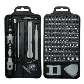 117 Piece Set Multi-function Screwdriver Set CRV Repair Kit Watch Mobile Phone Disassembly Repair Tool
117 Piece Set Multi-function Screwdriver Set CRV Repair Kit Watch Mobile Phone Disassembly Repair Tool