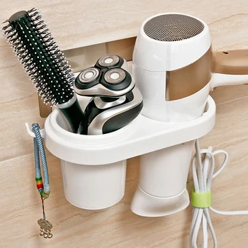 Hot Magic No Trace Stickers Wall-Mounted Storage Racks Creative Suction Cup Hair Dryer Holder Comb Rack Stand Bathroom Supplies
Hot Magic No Trace Stickers Wall-Mounted Storage Racks Creative Suction Cup Hair Dryer Holder Comb Rack Stand Bathroom Supplies