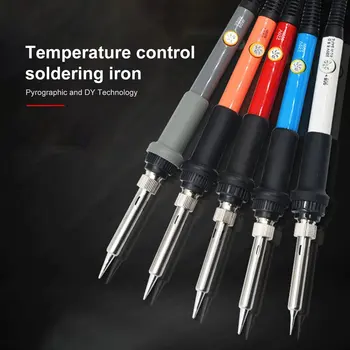 New 71PCS 60W Temperature Adjustable Electric Soldering Iron Kit Wood Burning Pen Set Carving Pyrography Tools Welding Heat Penc
New 71PCS 60W Temperature Adjustable Electric Soldering Iron Kit Wood Burning Pen Set Carving Pyrography Tools Welding Heat Penc