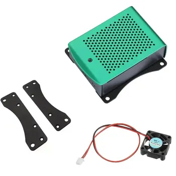 Aluminum Alloy Case with Cooling Fan Protective Shell Metal Enclosure fit for Raspberry Pi 4 Model B
Aluminum Alloy Case with Cooling Fan Protective Shell Metal Enclosure fit for Raspberry Pi 4 Model B