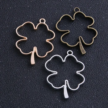 3pcs 34*44mm Three Color Alloy Jewelry Accessories Four Leaf Clove Charm Hollow Glue Blank Pendant Tray Bezel
3pcs 34*44mm Three Color Alloy Jewelry Accessories Four Leaf Clove Charm Hollow Glue Blank Pendant Tray Bezel