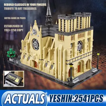 Yeshin Architecture NOTRE DAME CATHEDRAL of Paris Building Blocks Brick Classic Landmark Model Blocks Toys For Children