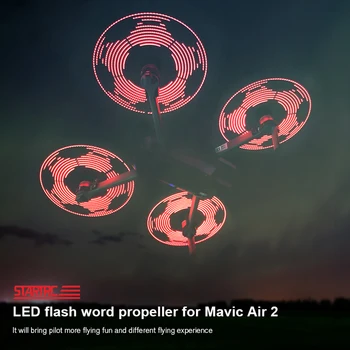 STARTRC DJI Mavic Air 2 accessories spare parts LED Flash Word Propeller Editable Propeller blade
STARTRC DJI Mavic Air 2 accessories spare parts LED Flash Word Propeller Editable Propeller blade