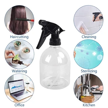 5Pcs 250ml Clear Empty Spray Bottle with Adjustable Nozzle Refillable Cleaning Solution Container Mist Trigger Sprayer
5Pcs 250ml Clear Empty Spray Bottle with Adjustable Nozzle Refillable Cleaning Solution Container Mist Trigger Sprayer