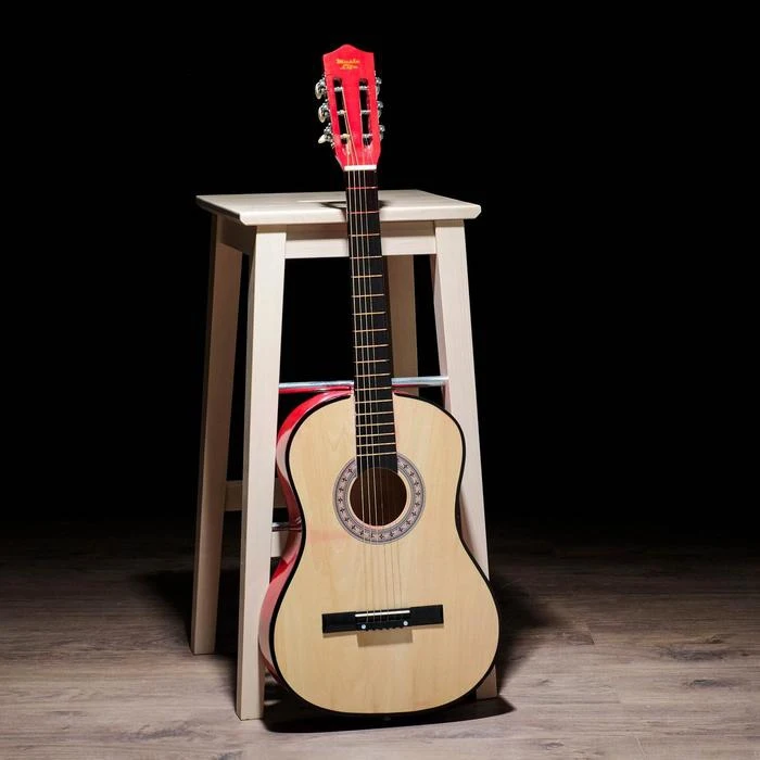 Classical guitar 6-string light wood 6249031 musical instruments for music bracket Guitars Game Peripherals Games Accessories Consumer Electronics |