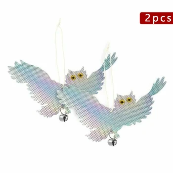 2-Pack Hanging Owls Reflective Bird Deterrent Bird Repellent Pest Control High Quality Deterrent Bird Reflective Discs Hot New
2-Pack Hanging Owls Reflective Bird Deterrent Bird Repellent Pest Control High Quality Deterrent Bird Reflective Discs Hot New