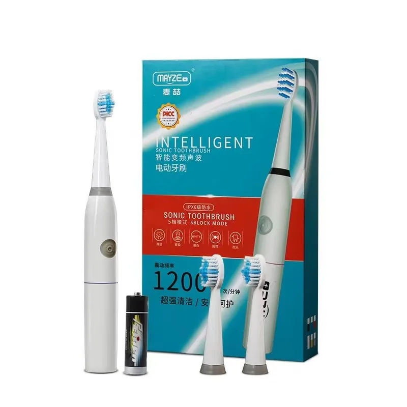 1set electric toothbrushes with two brush head batteries powered rechargeable toothbrushes for oral hygiene adults and children
1set electric toothbrushes with two brush head batteries powered rechargeable toothbrushes for oral hygiene adults and children