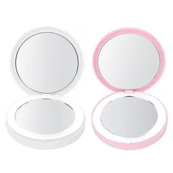 Make Up Mirror Portable Folding Round LED Lighted Makeup Mirror USB Charging Pocket Handbag Mirror Makeup Mirror 2
Make Up Mirror Portable Folding Round LED Lighted Makeup Mirror USB Charging Pocket Handbag Mirror Makeup Mirror 2