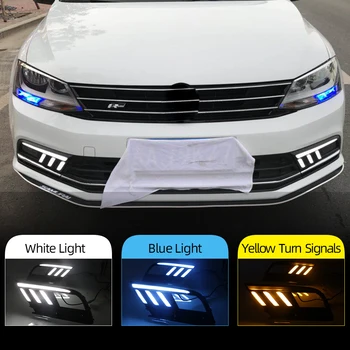 2PCS LED Daytime Running Lights for Volkswagen Jetta MK7 Sagitar 2016 2017 2018 DRL and Streamer Turn Signal fog lamp
2PCS LED Daytime Running Lights for Volkswagen Jetta MK7 Sagitar 2016 2017 2018 DRL and Streamer Turn Signal fog lamp