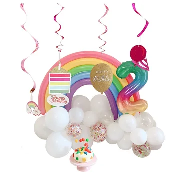 Kids Birthday Party Balloon Kit Rainbow Balloon Decorations Giant Number Balloon Kit Baby Shower Cloud Balloon Garland
Kids Birthday Party Balloon Kit Rainbow Balloon Decorations Giant Number Balloon Kit Baby Shower Cloud Balloon Garland
