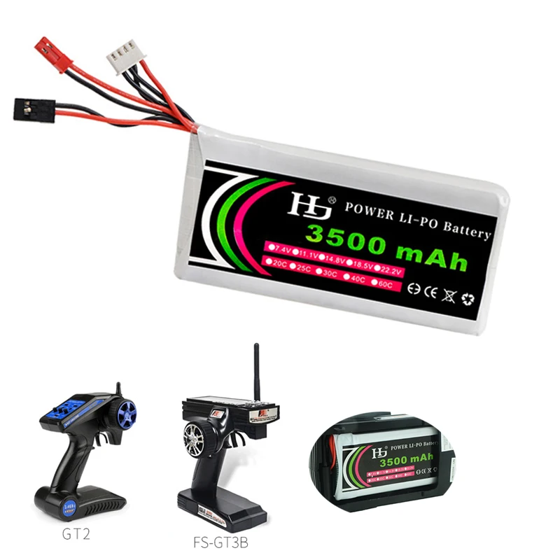 HJ Power 3S 11.1V 3500mah 8C Lipo Battery RC Transmitter JST Fullteba Plug for FS GT3B GT2 T6EHP-E 6EX Remote Controller Parts
HJ Power 3S 11.1V 3500mah 8C Lipo Battery RC Transmitter JST Fullteba Plug for FS GT3B GT2 T6EHP-E 6EX Remote Controller Parts