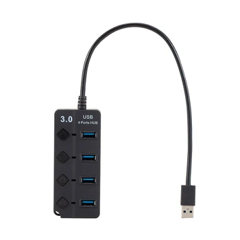 VKTECH 4 Port USB 3.0 HUB 5Gbps High Speed Adapter usb hub Portable Multi USB Splitter Expander for PC Laptop with Switch
VKTECH 4 Port USB 3.0 HUB 5Gbps High Speed Adapter usb hub Portable Multi USB Splitter Expander for PC Laptop with Switch