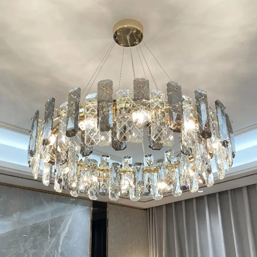 Lustre Modern Nordic Crystal Chandelier for Living Room Dining Room Round Ceiling Lights Home Decoration Pendant Lamp
Lustre Modern Nordic Crystal Chandelier for Living Room Dining Room Round Ceiling Lights Home Decoration Pendant Lamp