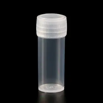 20Pcs 5ml Plastic Test Tubes Vials Sample Container Powder Craft Screw Cap Bottles for Office School Chemistry Supplies D08A
20Pcs 5ml Plastic Test Tubes Vials Sample Container Powder Craft Screw Cap Bottles for Office School Chemistry Supplies D08A