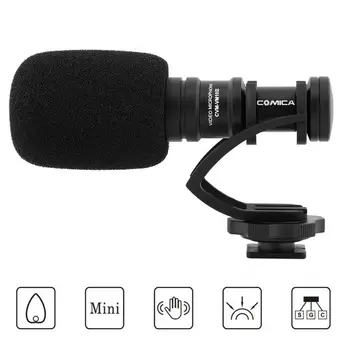 COMICA CVM-VM10II Compact Cardioid Directional Video Microphone for GoPro Action Camera Micro Cameras Smartphone
COMICA CVM-VM10II Compact Cardioid Directional Video Microphone for GoPro Action Camera Micro Cameras Smartphone