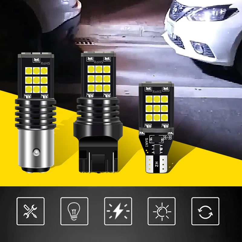 LED signal light reversing light work light 3030 24SMD decoding 1156 T15 T20 turn signal
LED signal light reversing light work light 3030 24SMD decoding 1156 T15 T20 turn signal