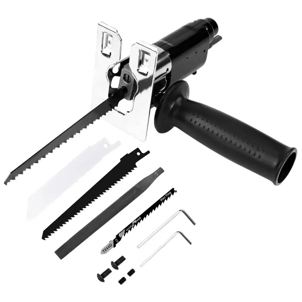 Multifunction Reciprocating Saw Adapter Set Change Electric Drill Into Reciprocating Saw Jig Saw Metal File Cutter Drill
Multifunction Reciprocating Saw Adapter Set Change Electric Drill Into Reciprocating Saw Jig Saw Metal File Cutter Drill