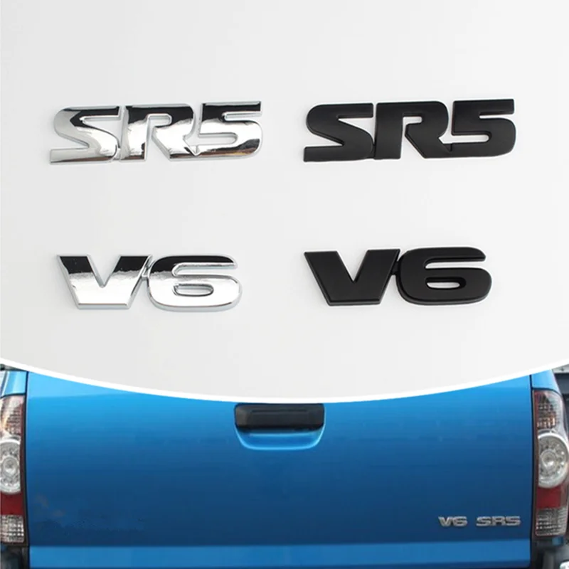 Car Styling for V6 SR5 Emblem Metal Auto Side Door Sticker Tail Decal for Toyota Land Cruiser Auris Hybrid Tacoma Prado Corolla
Car Styling for V6 SR5 Emblem Metal Auto Side Door Sticker Tail Decal for Toyota Land Cruiser Auris Hybrid Tacoma Prado Corolla