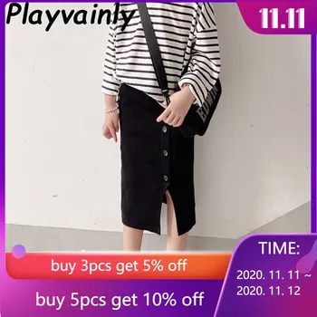 Mommy and Daughter Skirts 2020 Autumn Winter New Black Cotton Front Button Girl Skirt Mommy and Daughter Matching Clothes E2027
Mommy and Daughter Skirts 2020 Autumn Winter New Black Cotton Front Button Girl Skirt Mommy and Daughter Matching Clothes E2027