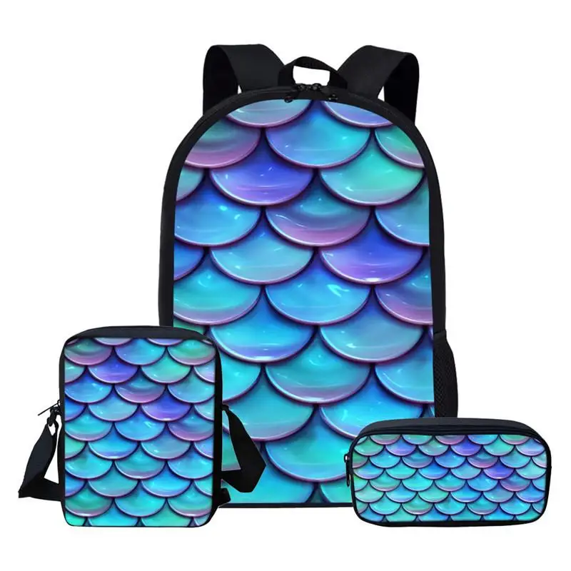 Colorful Mermaid Pattern School Bags Set for Kids Animal School Backpack Children 3pcs/set Primary Bookbag Girls Mochila
Colorful Mermaid Pattern School Bags Set for Kids Animal School Backpack Children 3pcs/set Primary Bookbag Girls Mochila