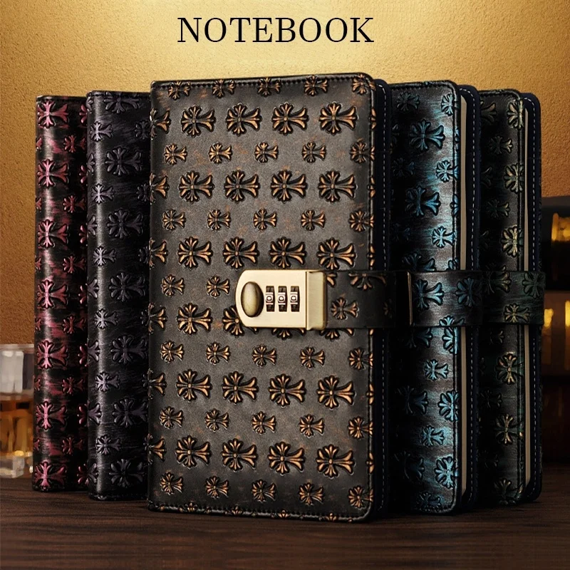 A5 Retro Password Notebook Paper Business & School Library Supplies Writing Stationery Research Matter Record Journal Diary Book
A5 Retro Password Notebook Paper Business & School Library Supplies Writing Stationery Research Matter Record Journal Diary Book