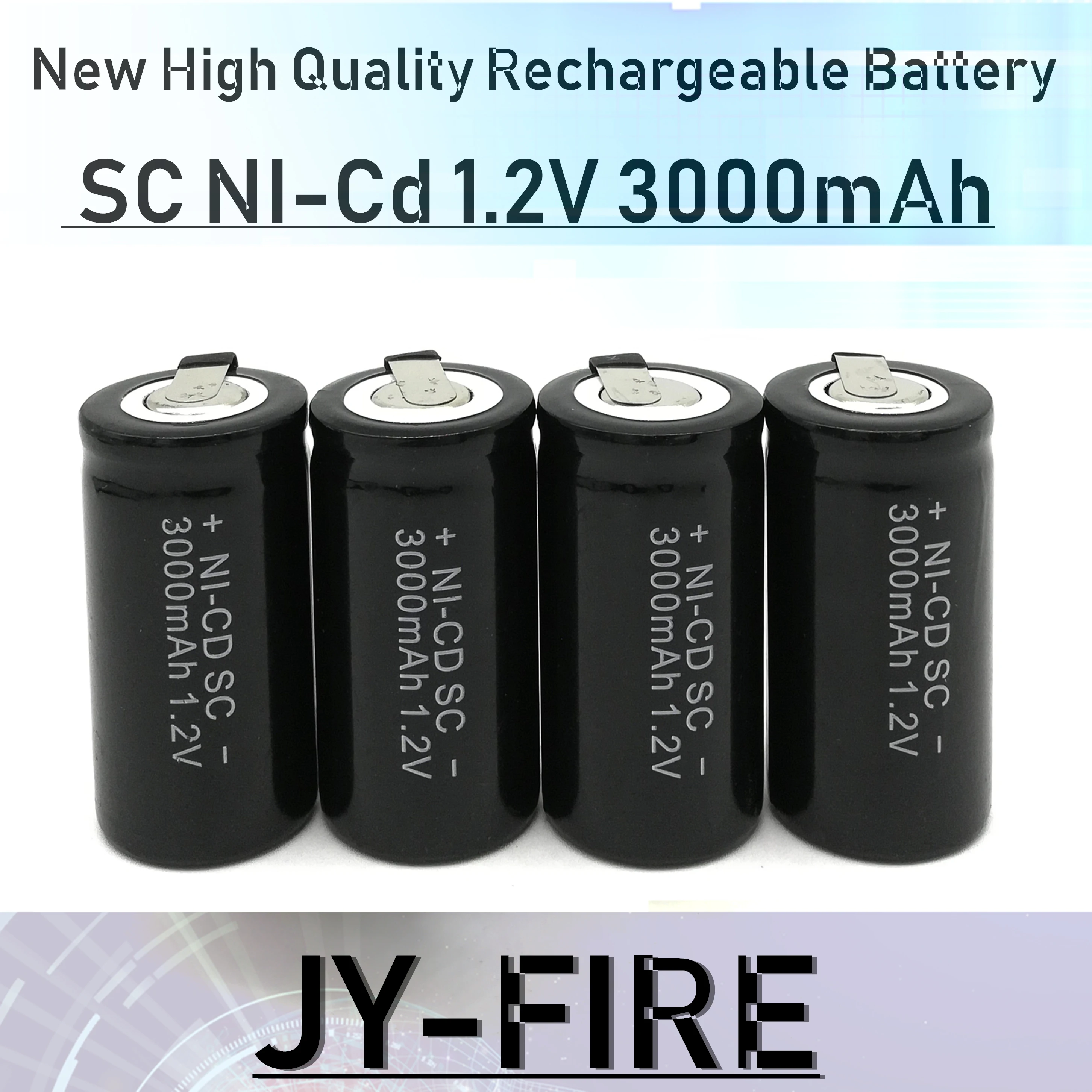 22Pcs High Quality SC NI-Cd Rechargeable 1.2V 3000MAh ,With Tabs, For Screwdriver Power Tool
22Pcs High Quality SC NI-Cd Rechargeable 1.2V 3000MAh ,With Tabs, For Screwdriver Power Tool
