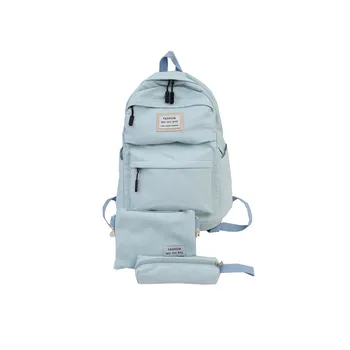 Nylon Backpack Women Backpack Solid Color Travel Bag Large Shoulder Bag For Teenage Girl Student School Bag Bagpack Rucksack 
Nylon Backpack Women Backpack Solid Color Travel Bag Large Shoulder Bag For Teenage Girl Student School Bag Bagpack Rucksack