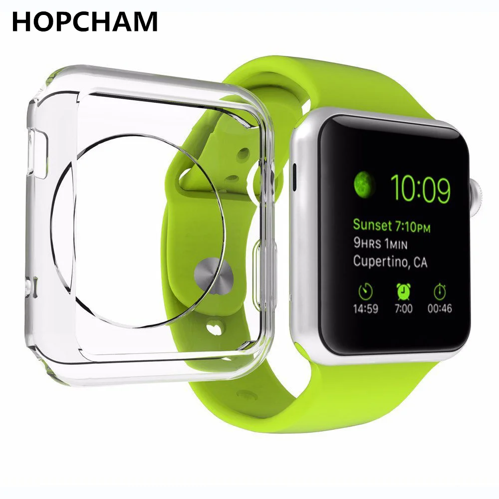 HOPCHAM Protector case For Apple Watch 5 4 3 2 1 40MM 44MM 360 Clear TPU Cover Full Case For Iwatch 5 4 3 2 1 38MM 42MM
HOPCHAM Protector case For Apple Watch 5 4 3 2 1 40MM 44MM 360 Clear TPU Cover Full Case For Iwatch 5 4 3 2 1 38MM 42MM