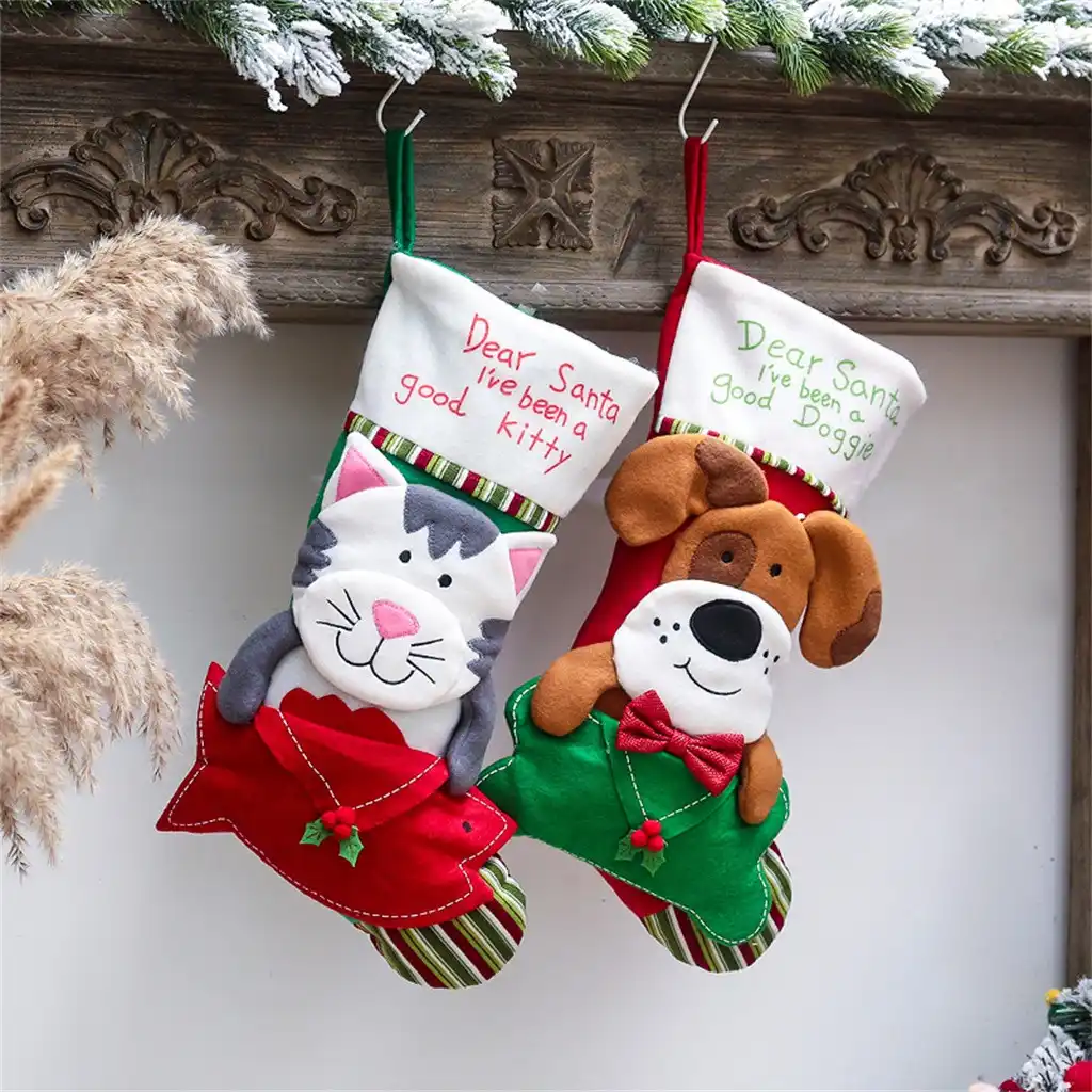 candy gift bag for children fireplace tree christmas decoration