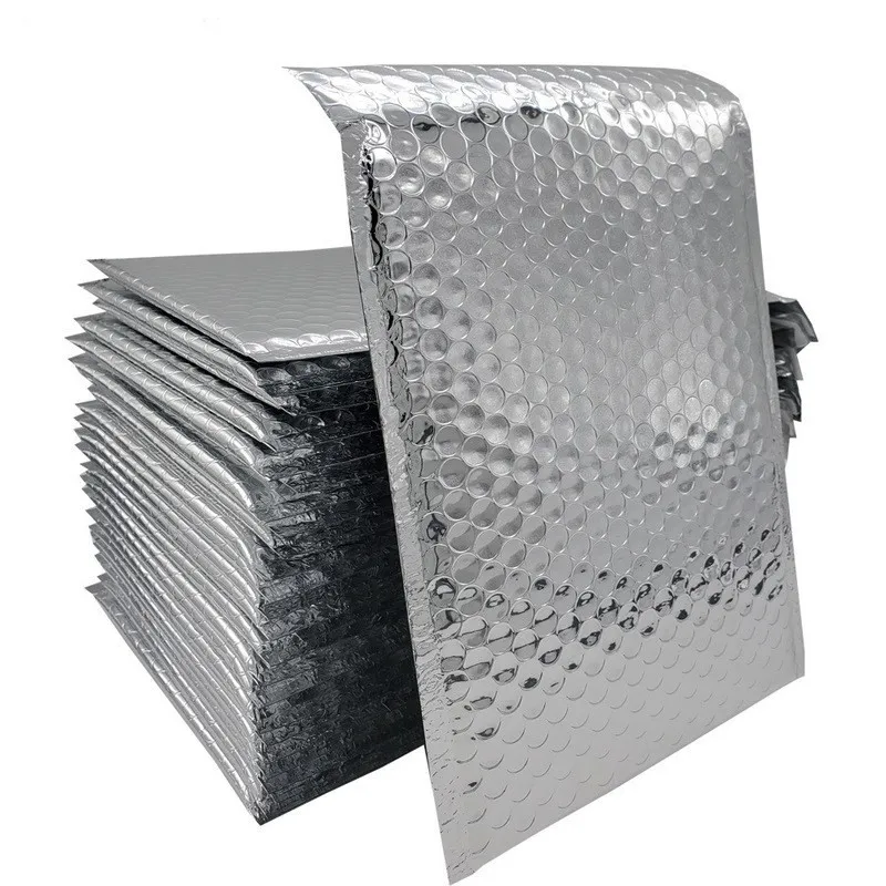 50/30/10/5 шт./лот мягкие конверты из серебристой бумаги подарочные пакеты для