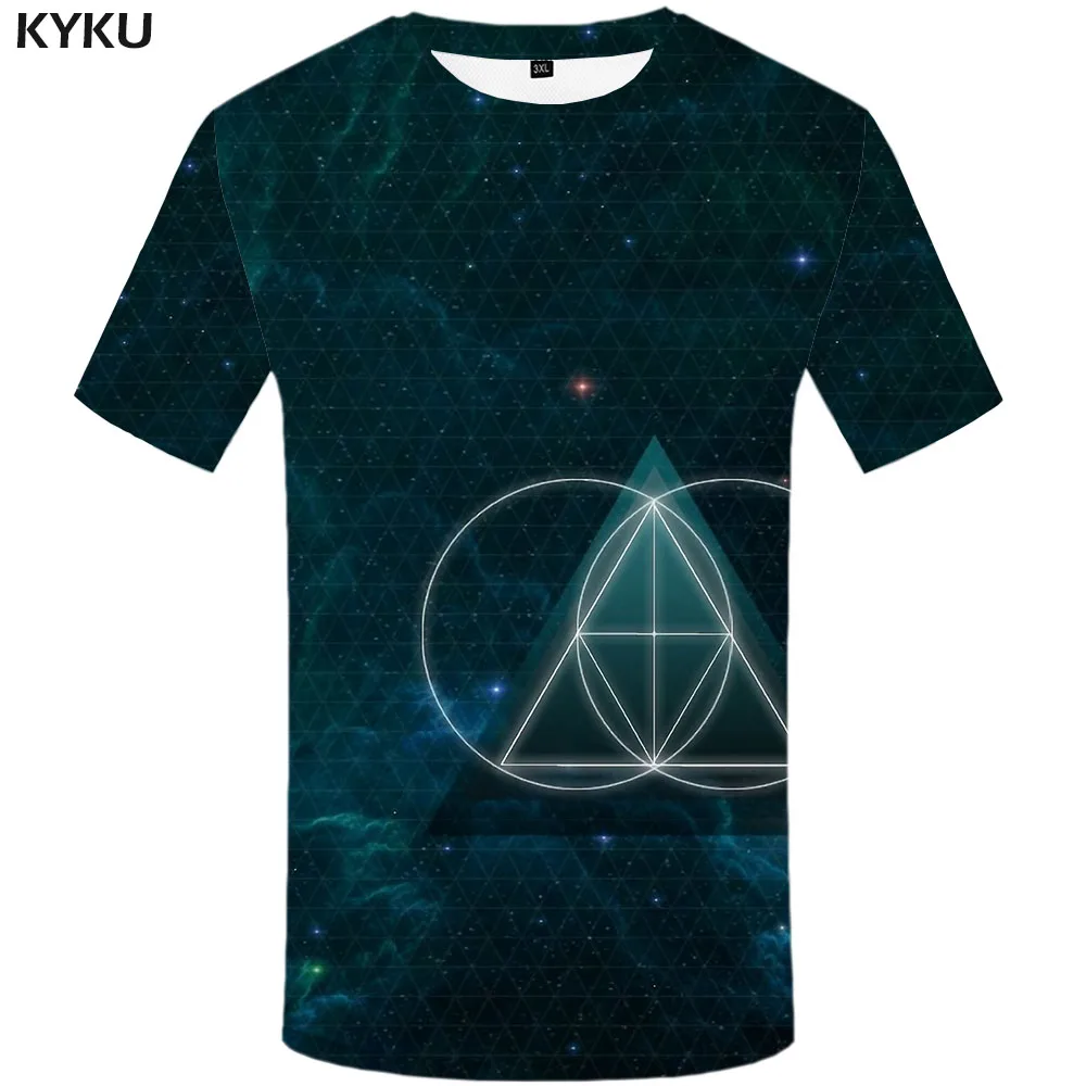 KYKU Galaxy T-shirt Men Geometric Funny T shirts Technology Tshirts Casual Street Tshirt Printed Funny T-shirts 3d Mens Clothing
KYKU Galaxy T-shirt Men Geometric Funny T shirts Technology Tshirts Casual Street Tshirt Printed Funny T-shirts 3d Mens Clothing