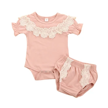 2020 Newborn Toddler Baby Girls Lace Romper Top Shorts Outfits Set Baby Clothes Summer Suits for 0-24M Baby Hot
2020 Newborn Toddler Baby Girls Lace Romper Top Shorts Outfits Set Baby Clothes Summer Suits for 0-24M Baby Hot