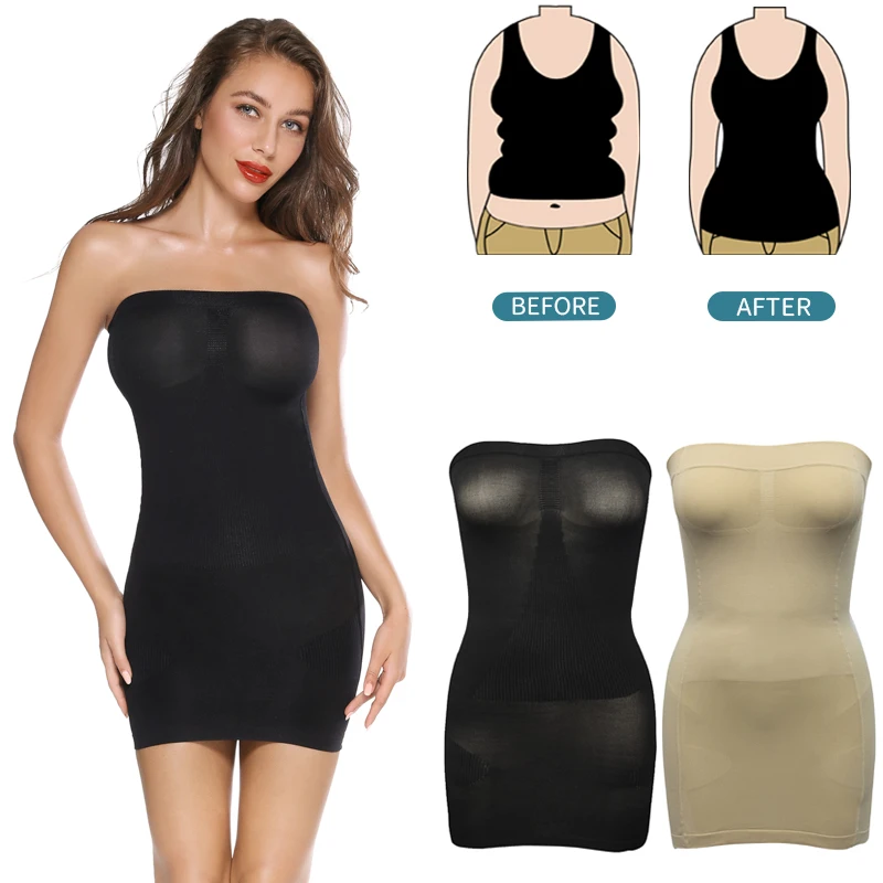 UnderDress Body Shaper Full Slips Tummy Control Shapewear Waist Trainer Bodysuit Butt lifter Seamless Slimming Underwear Corset
UnderDress Body Shaper Full Slips Tummy Control Shapewear Waist Trainer Bodysuit Butt lifter Seamless Slimming Underwear Corset