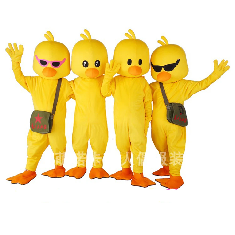 Cartoon Yellow duck mascot costume adult wearing yellow duck clothes walking doll props Halloween Party Masquerade Anime Shows
Cartoon Yellow duck mascot costume adult wearing yellow duck clothes walking doll props Halloween Party Masquerade Anime Shows