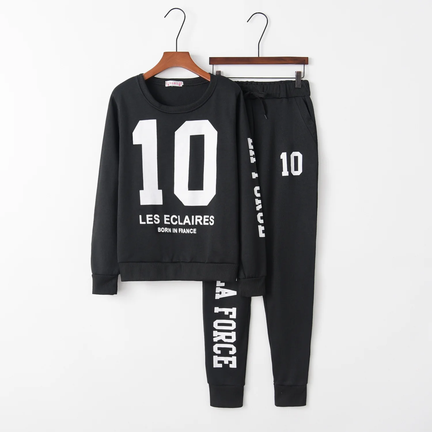 Number 10 2020 New Design Fashion Hot Sale Suit Set Women Tracksuit Two-piece Style Outfit Sweatshirt Sport Wear
Number 10 2020 New Design Fashion Hot Sale Suit Set Women Tracksuit Two-piece Style Outfit Sweatshirt Sport Wear