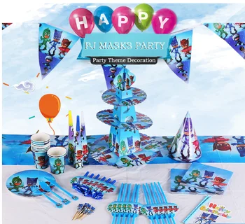 Pj Mask Birthday Party Decoration Cartoon Hero Anime Action Figure Model Family Party Disposable Tableware Supplies Home Decor
Pj Mask Birthday Party Decoration Cartoon Hero Anime Action Figure Model Family Party Disposable Tableware Supplies Home Decor