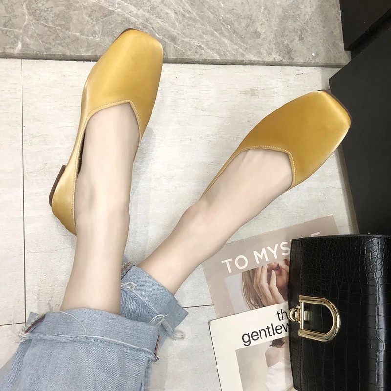 Korean-style Versatile Moccosins Women's 2019 Summer New Style Square Head Shallow Mouth Shoes Lazy Students WOMEN'S Flat Shoes
Korean-style Versatile Moccosins Women's 2019 Summer New Style Square Head Shallow Mouth Shoes Lazy Students WOMEN'S Flat Shoes